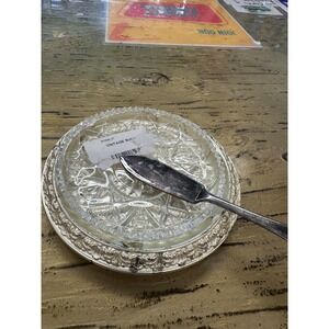 Vintage Danthe German Sterling Butter Pat Plate